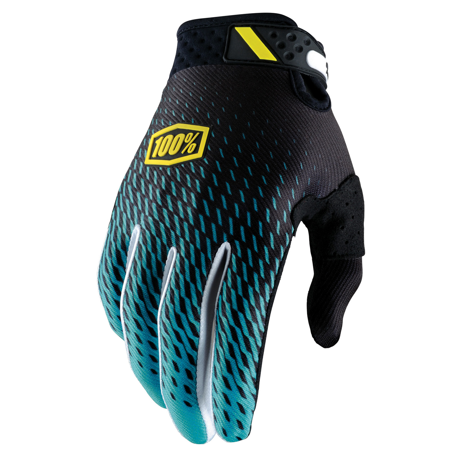 100% Bike Gloves Ridefit Supra Teal