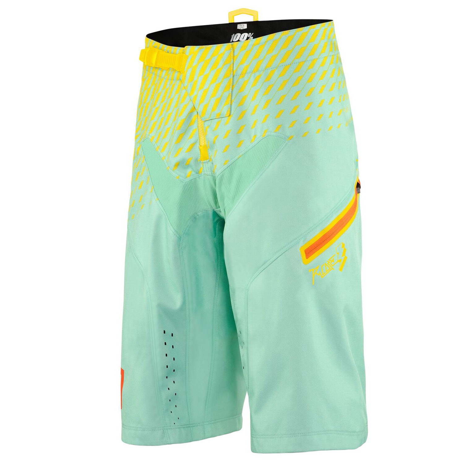 100% Downhill Shorts R-Core Supra Seafoam