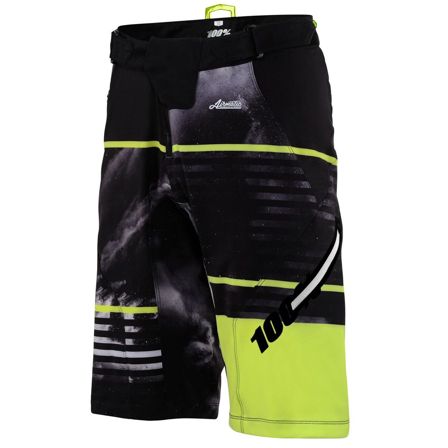 100% Shorts MTB Airmatic Dusted Lime