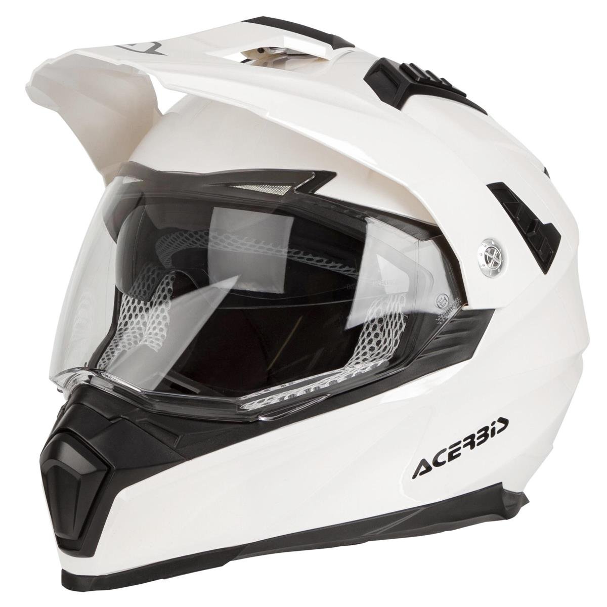 Acerbis Adventure Helmet Flip FS-606 White