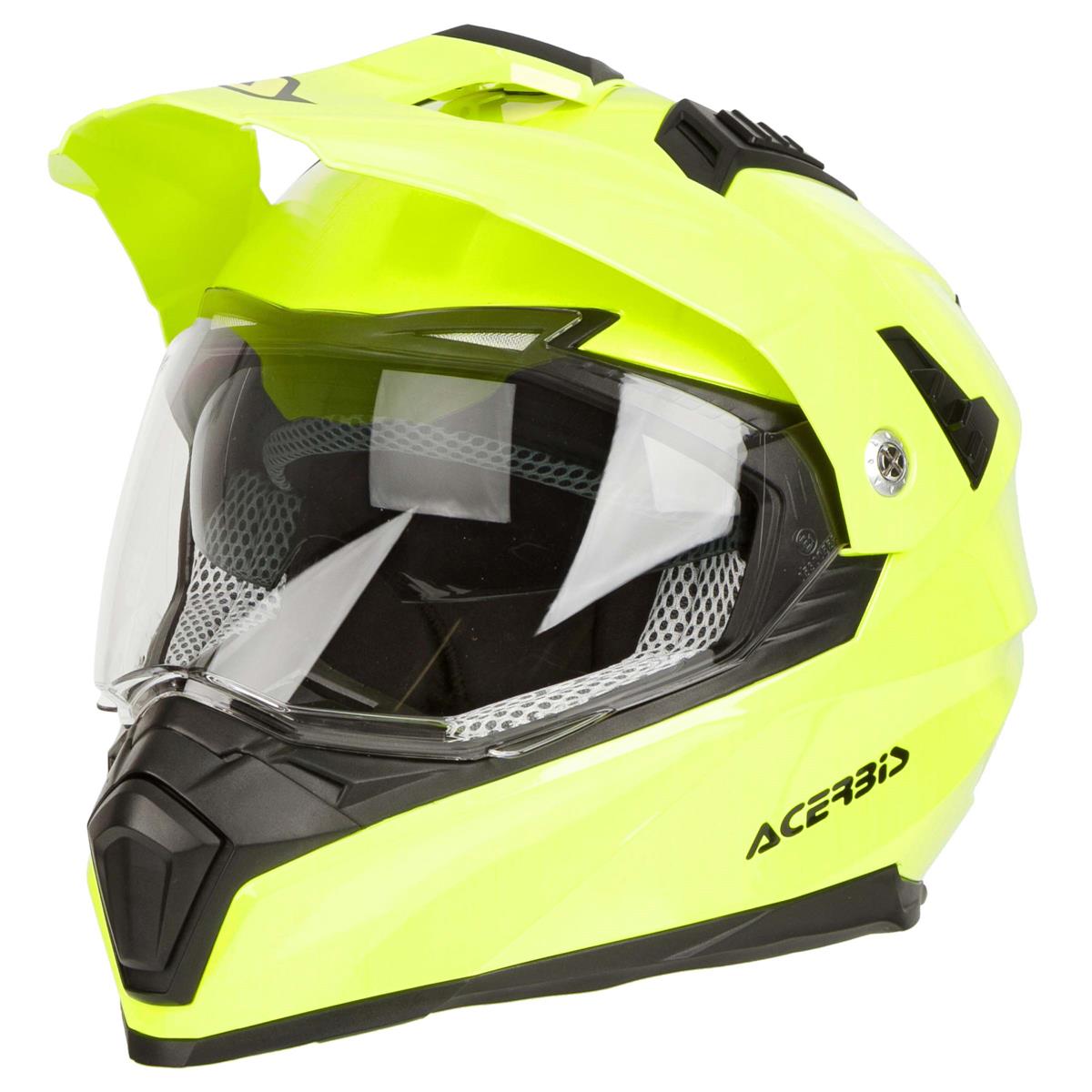 Acerbis Adventure Helmet Flip FS-606 Fluo Yellow
