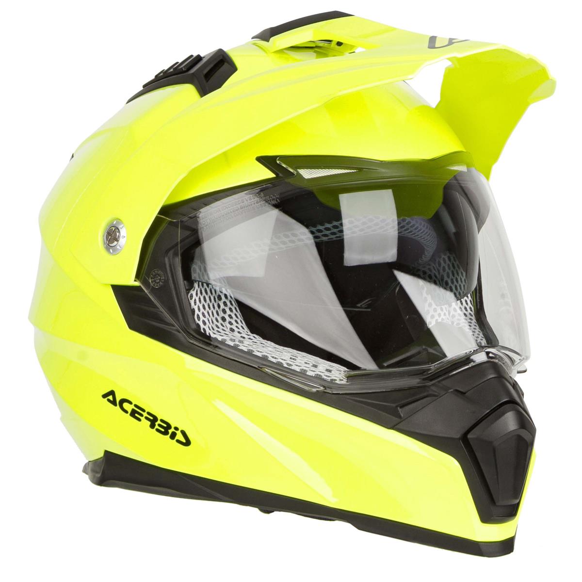 Integrale Acerbis Helmet Flip FS-606  Fluo Yellow M Full Face Helmet /Helmet Flip FS-606  Fluo Yellow M 