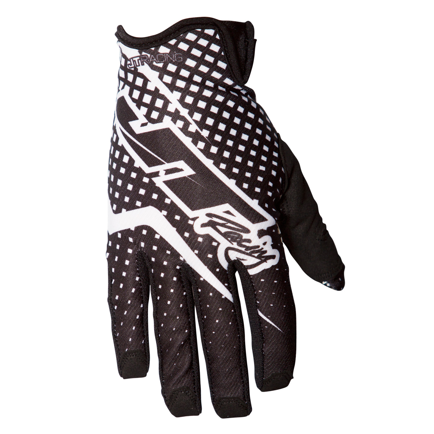JT Racing USA Gloves Lite Pro Fit Black/White