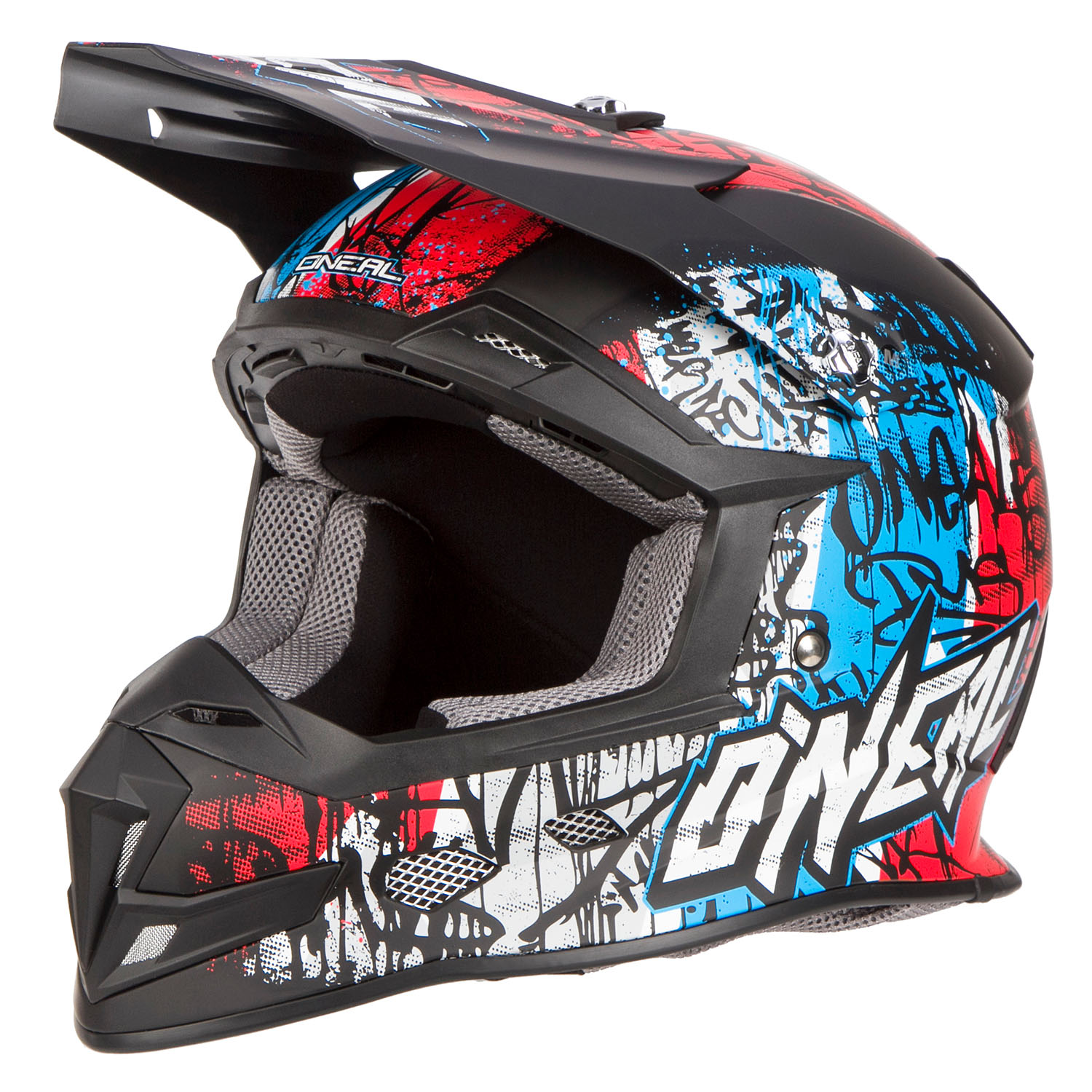 O'Neal Casque MX 5Series Vandal Blue/Red/White