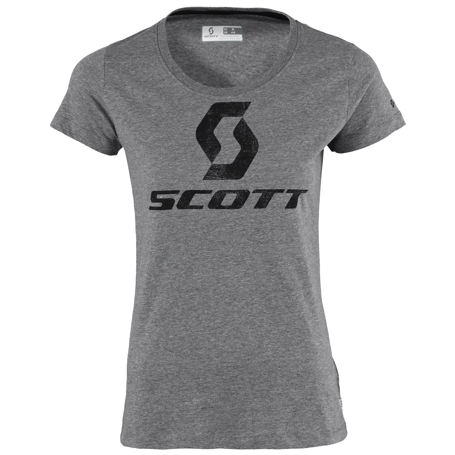 Scott Girls T-Shirt 10 Icon Heather Grey
