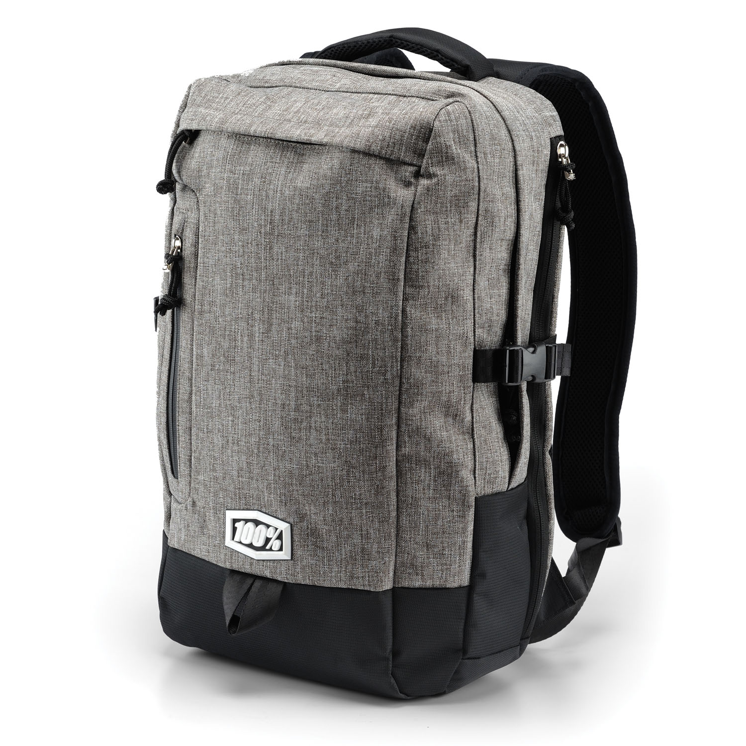 100% Backpack Transit Heather Grey
