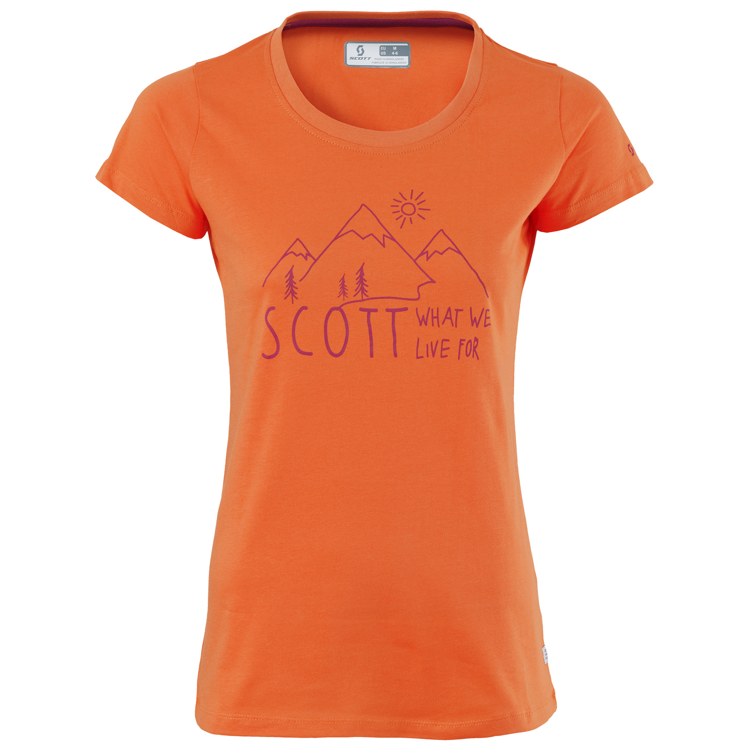 Scott Femme T-Shirt Promo MTN Orange Crush