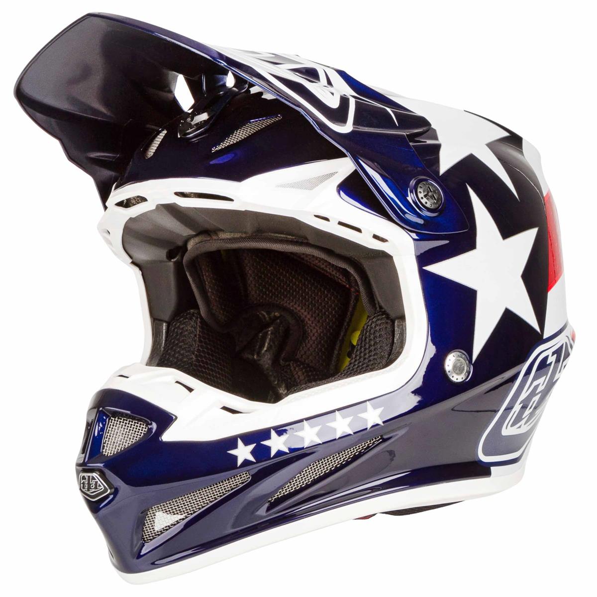 Troy Lee Designs Helmet SE4 Composite MIPS Freedom - Blue