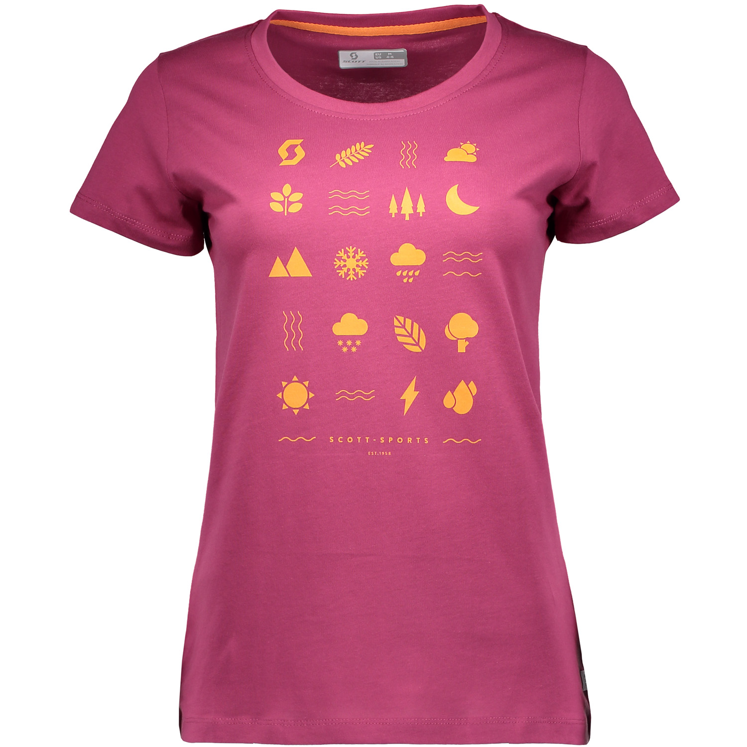 Scott Girls T-Shirt 40 Casual Sangria Purple