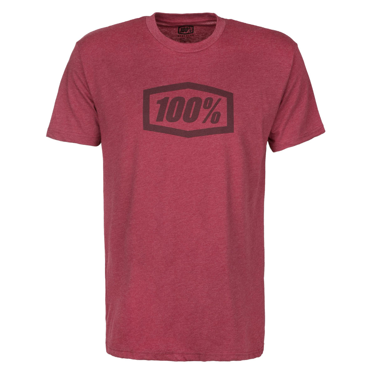 100% T-Shirt Essential Cardinal Heather