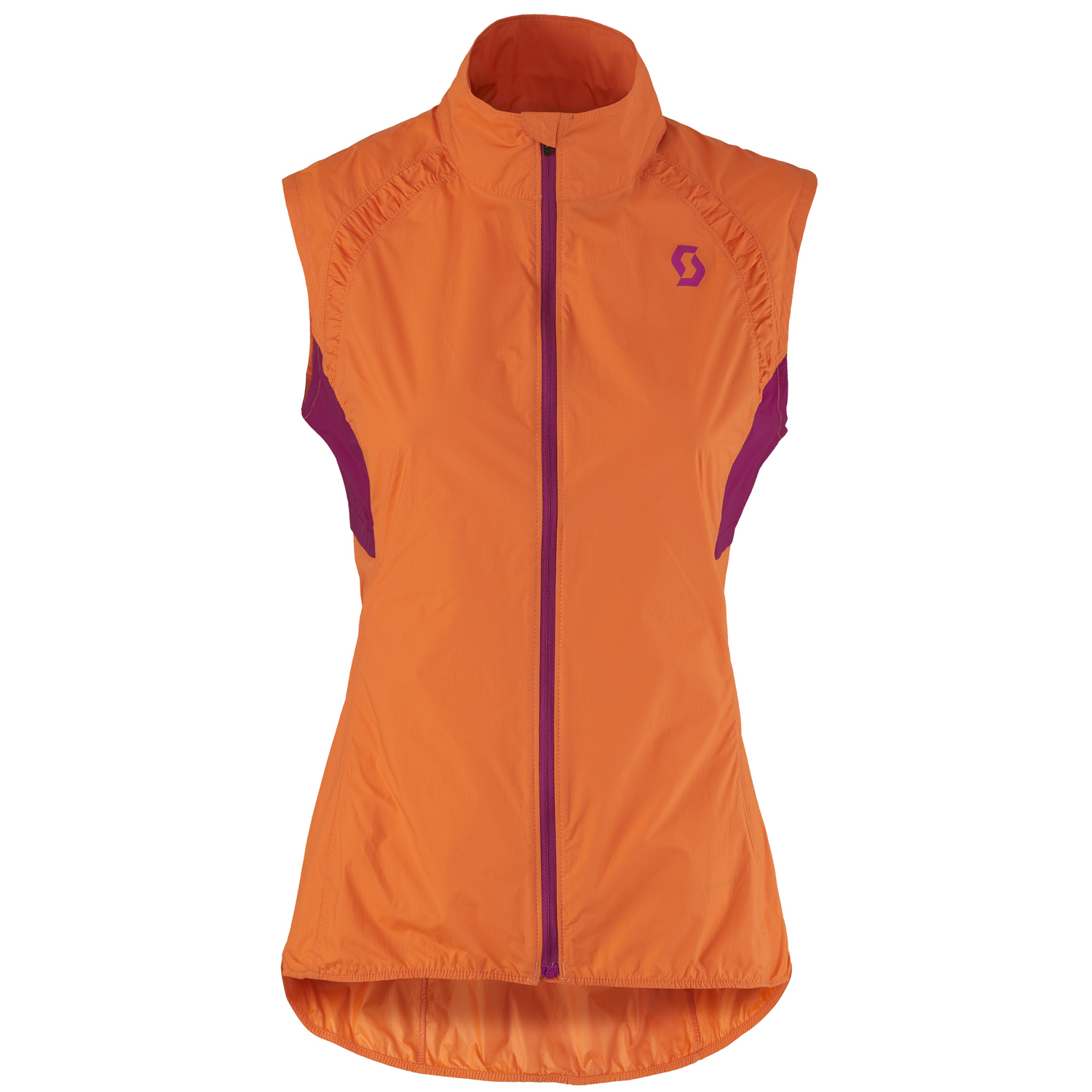 Scott Girls Bike Vest Trail MTN Aero WB Carrot Orange/Plum Violet
