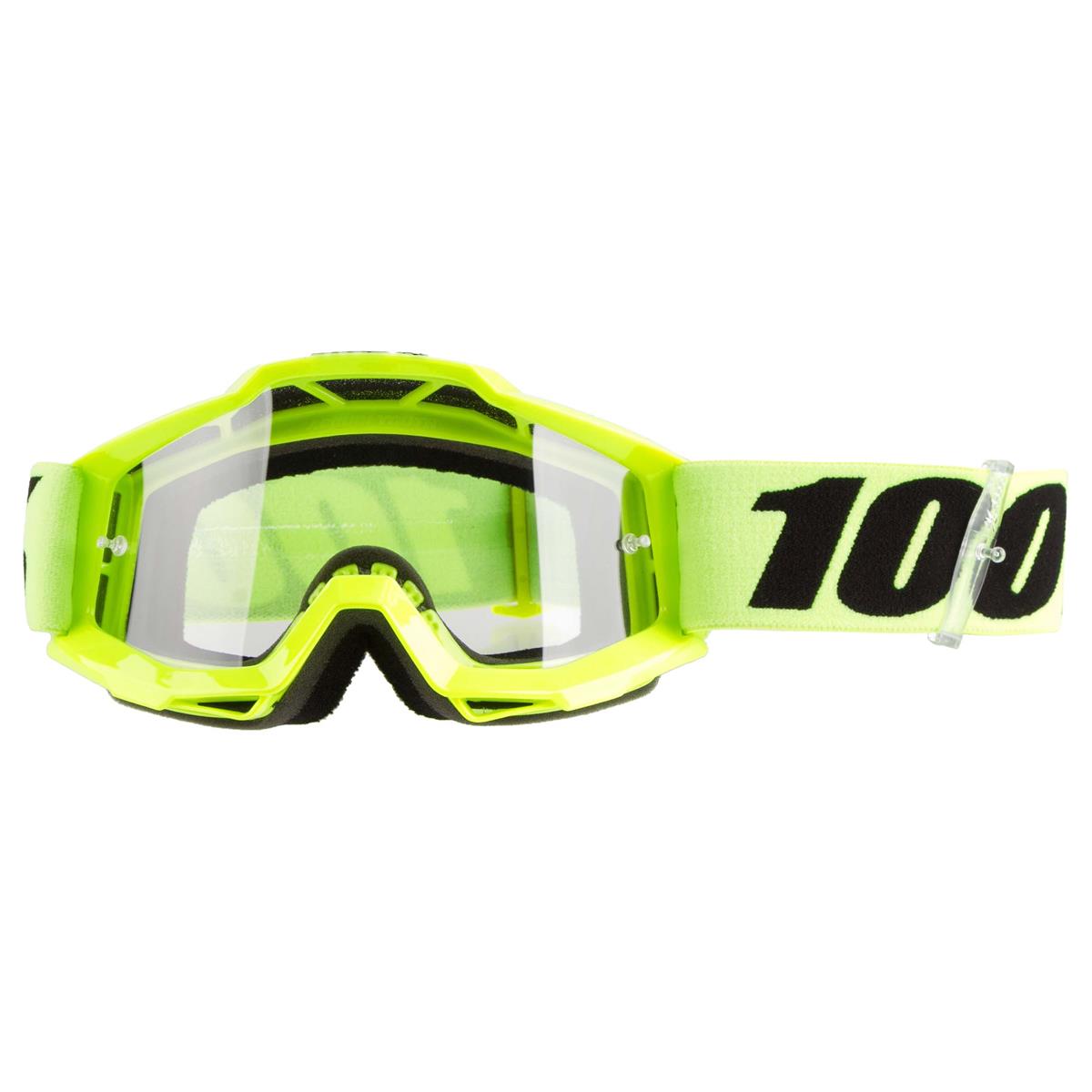 100% Kids Goggle Accuri Fluo Yellow - Clear