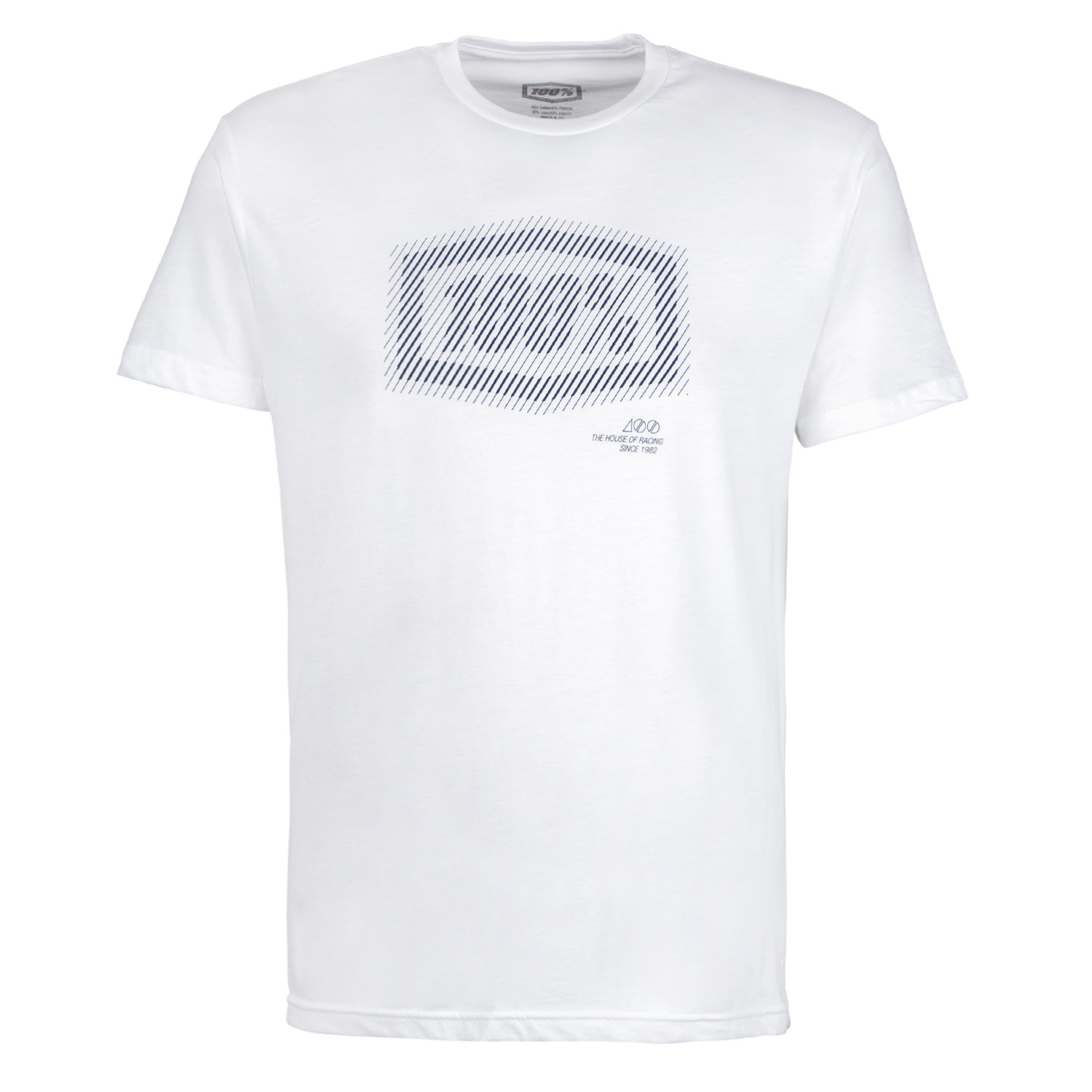 100% T-Shirt Static Blanc