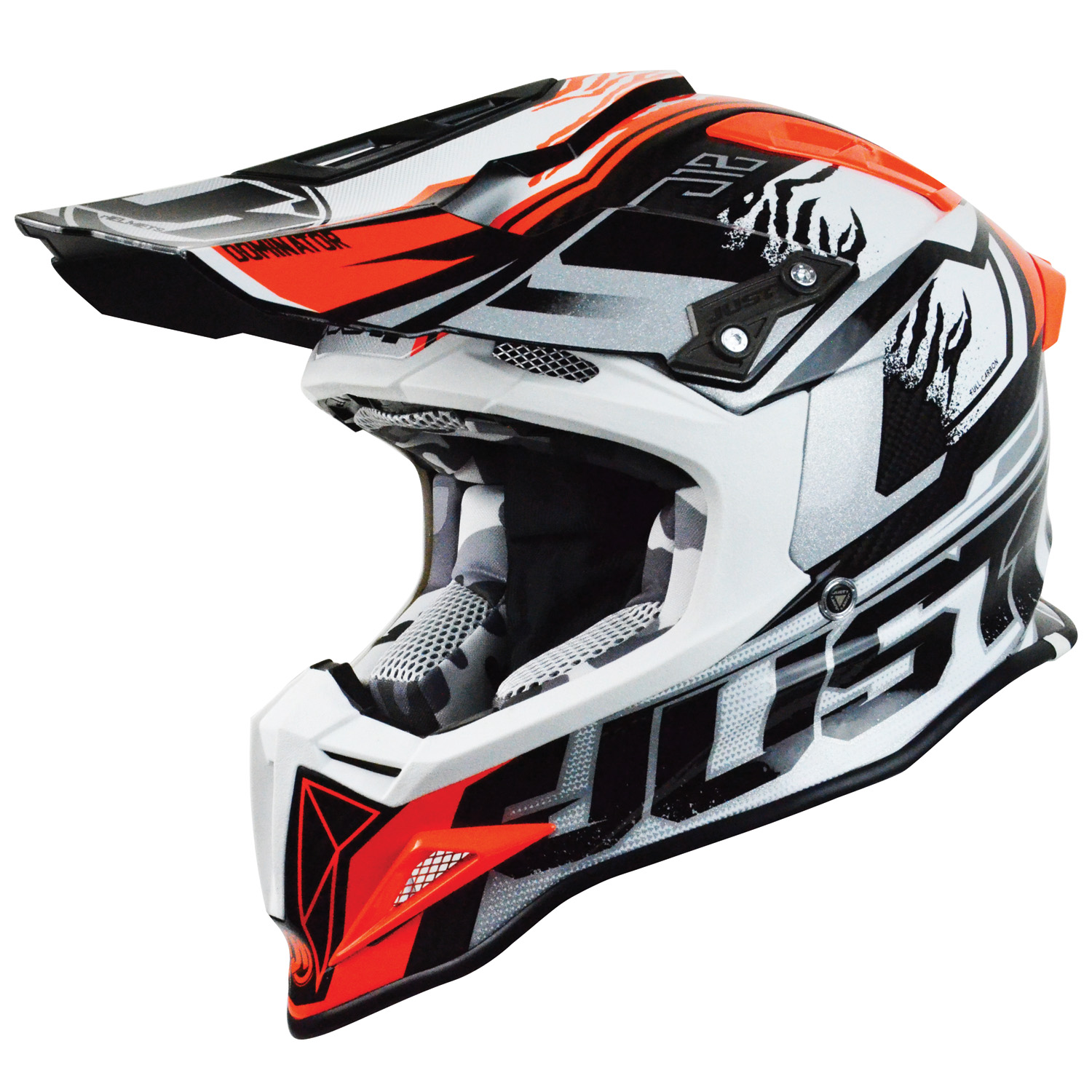 Just1 Helmet J12 Dominator White/Red