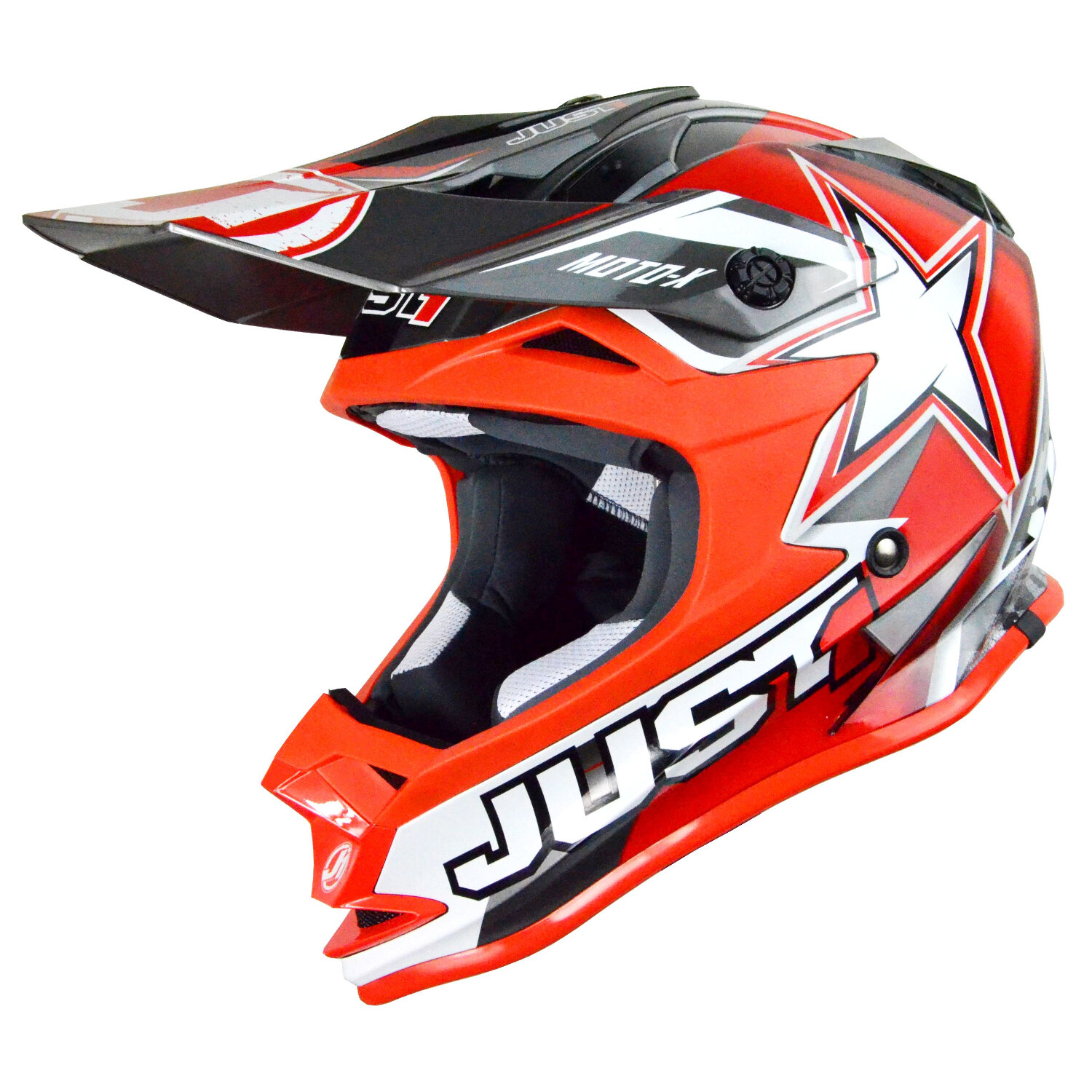 Just1 Kids Helmet J32 Pro Kids Moto X Red
