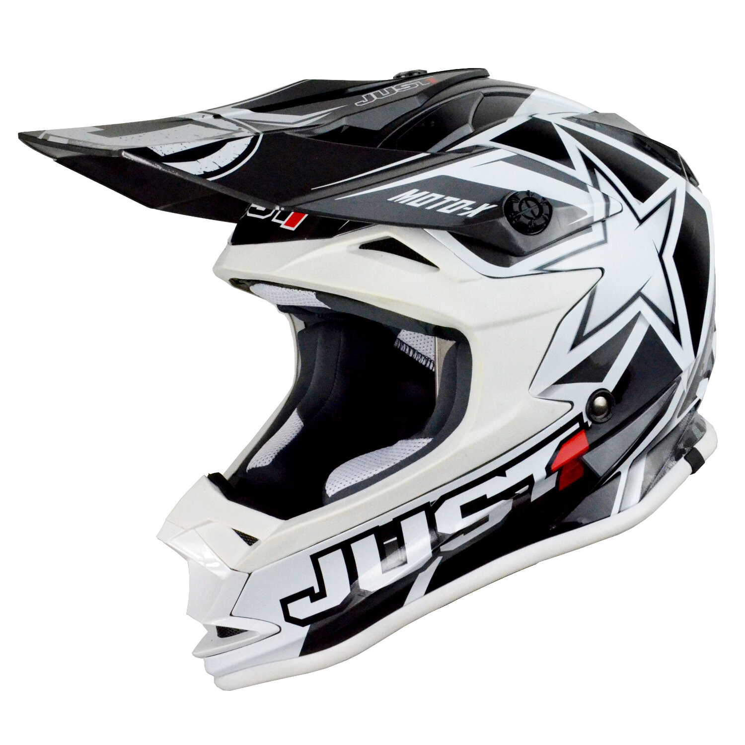 Just1 Kids Helm J32 Pro Kids Moto X Weiß