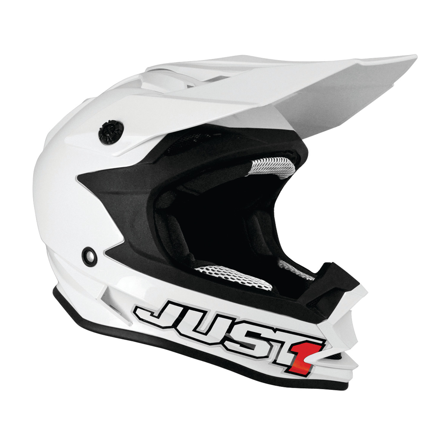 Just1 Helm J32 Pro Solid Weiß