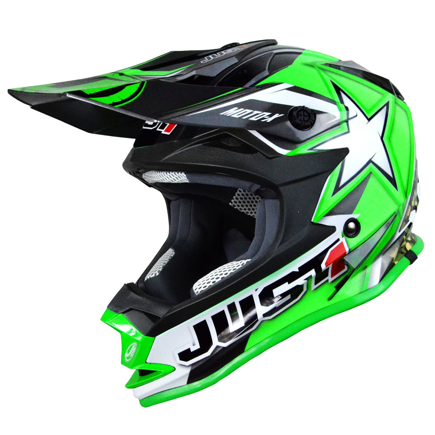 Just1 Helm J32 Pro Moto-X Grün