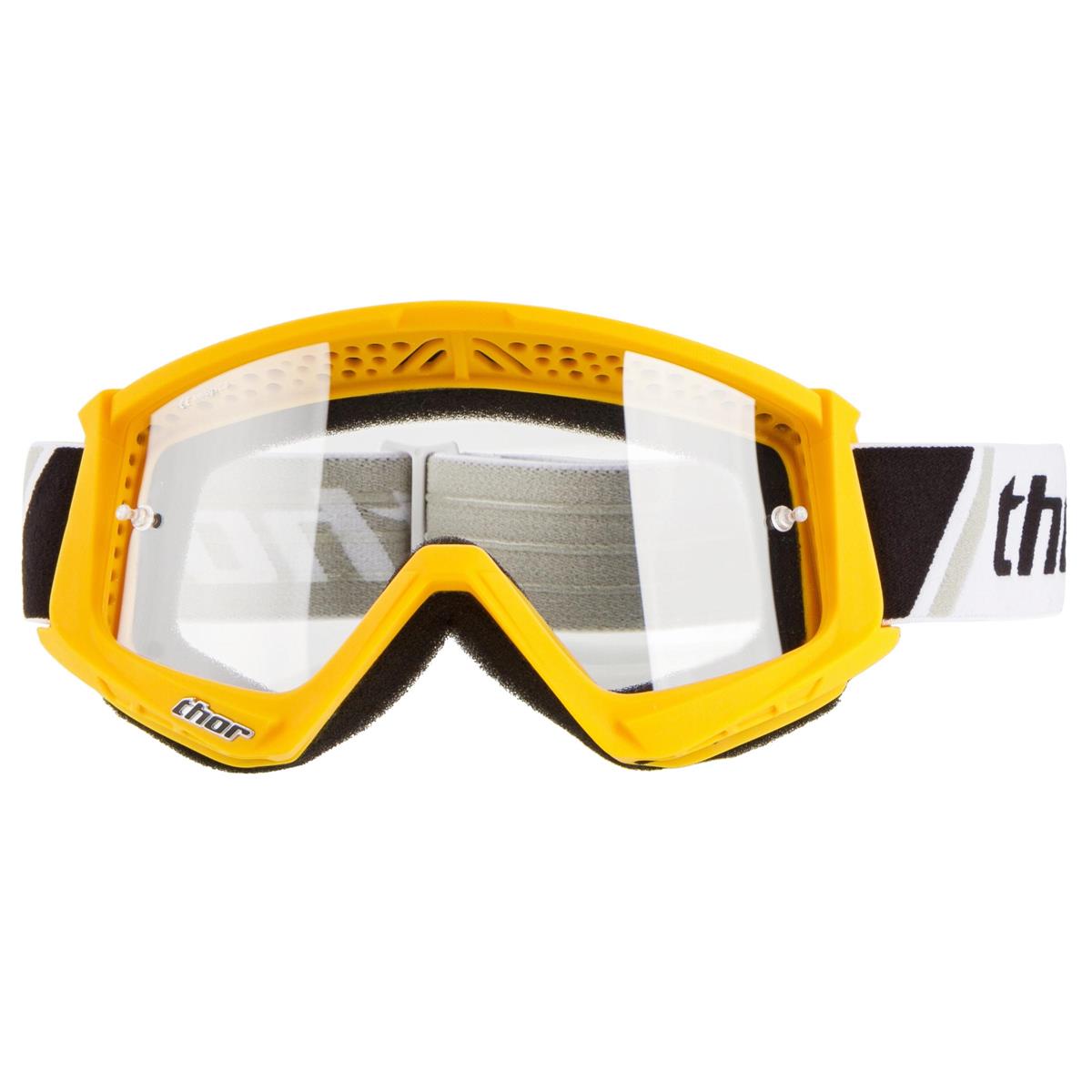 Thor MX Goggle Combat Yellow/Black Anti-Fog