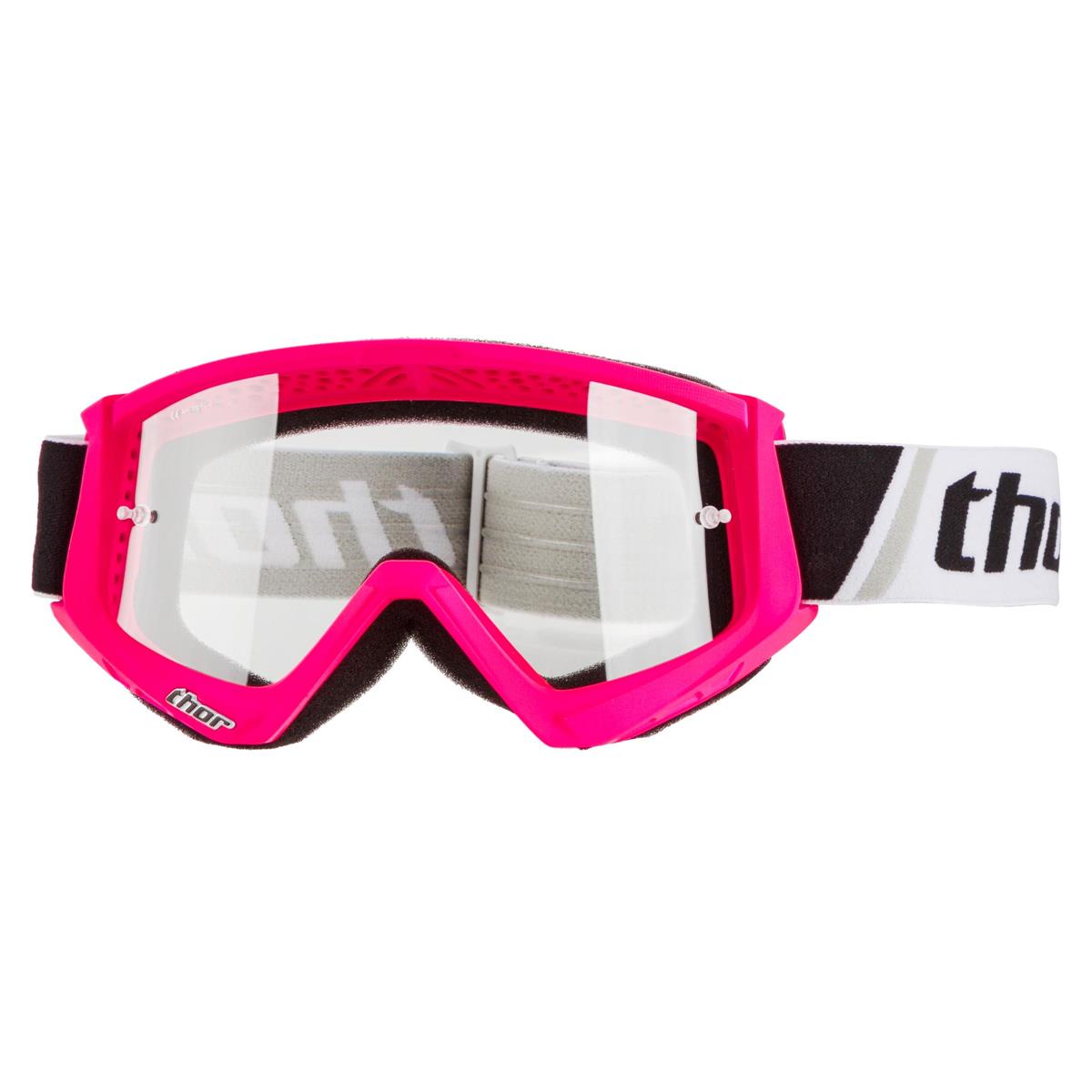 Thor MX Goggle Combat Flo Pink/Black Anti-Fog