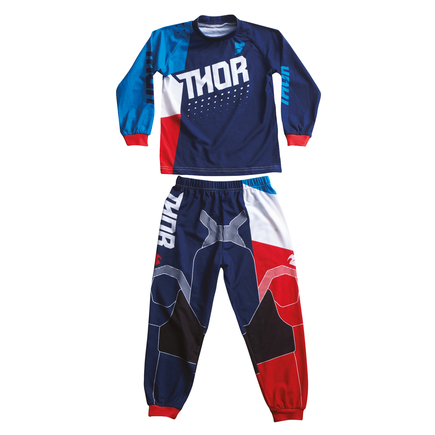Thor Kids Pyjama Pajamas Blau/Rot