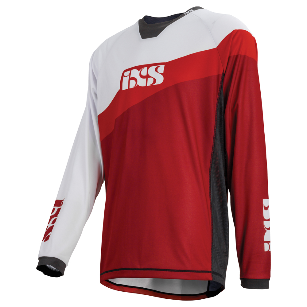 IXS Maillot VTT Race 7.1 Fluo Red/Red - Worldcup Edition