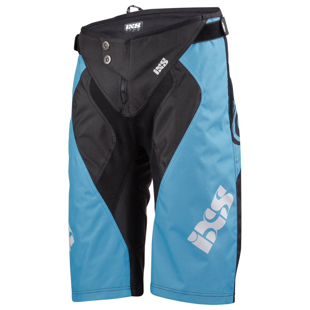 IXS MTB Shorts Race 7.1 Light Blue/black - Worldcup Edition