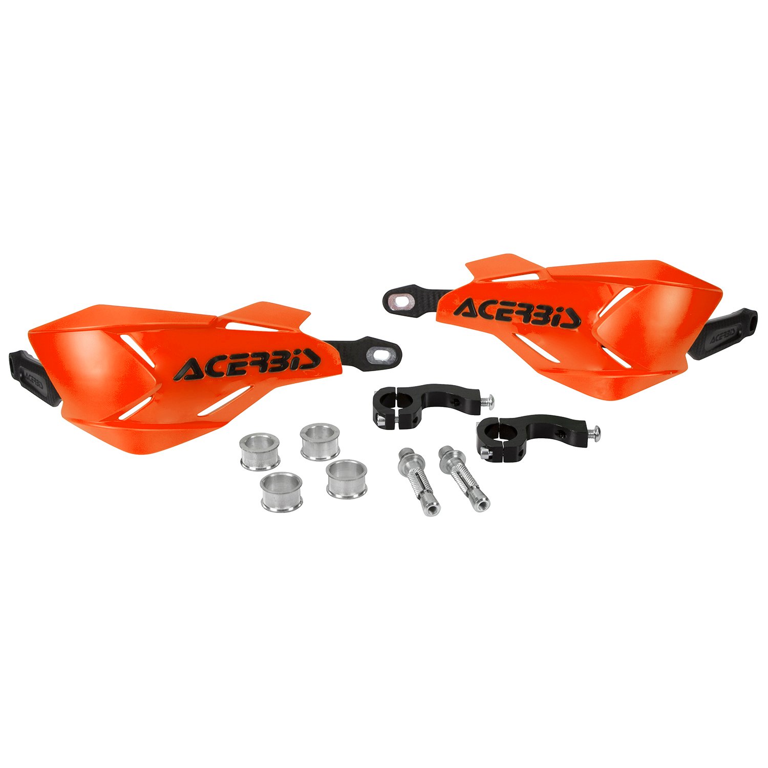 Acerbis Handguards X-Factory Orange/Black, Incl. Mounting Kit