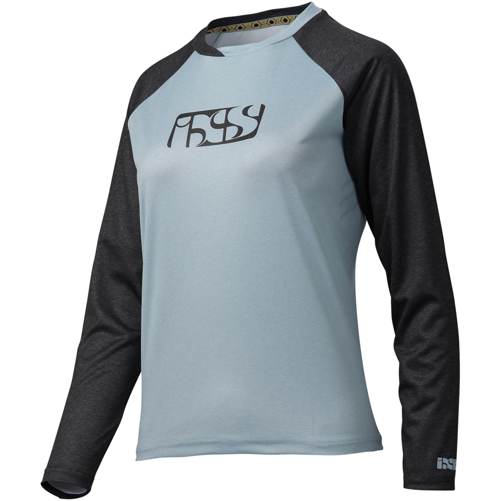 IXS Girls MTB Jersey Long Sleeve Progressive 7.1 Cloud Blue/Black