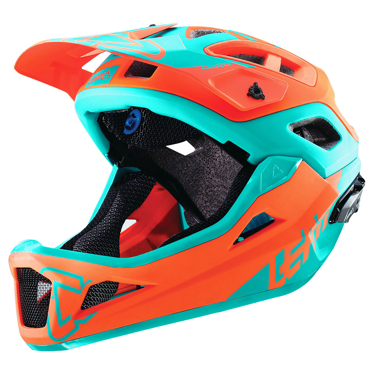 Leatt Enduro-MTB Helm DBX 3.0 Enduro Orange/Teal