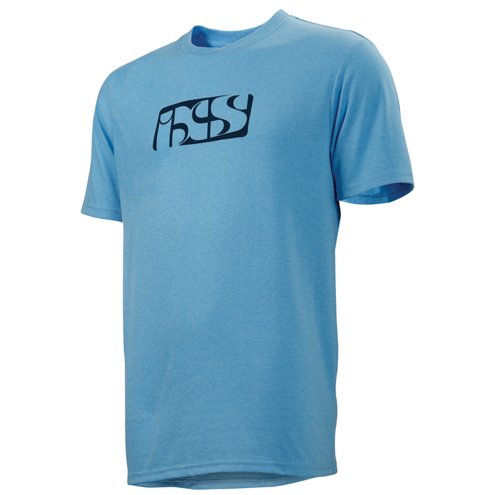 IXS T-Shirt Brand 6.1 Light Blue