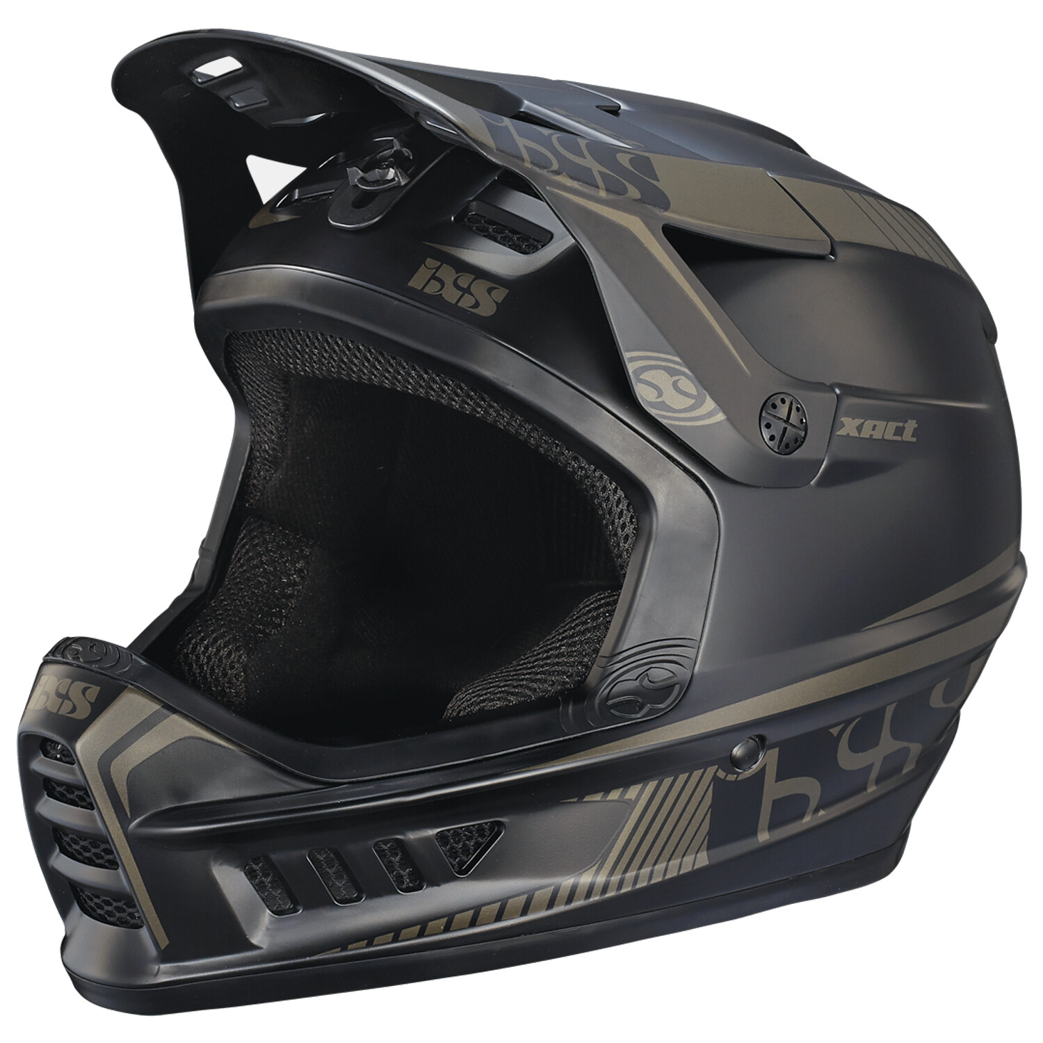 IXS Downhill MTB Helmet Xact Black/Gun Metal