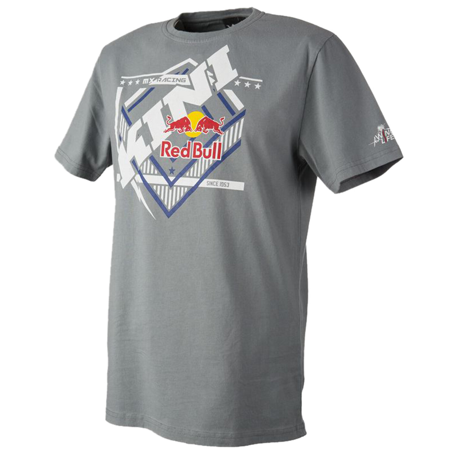Kini Red Bull Kids T-Shirt Slanted Grey