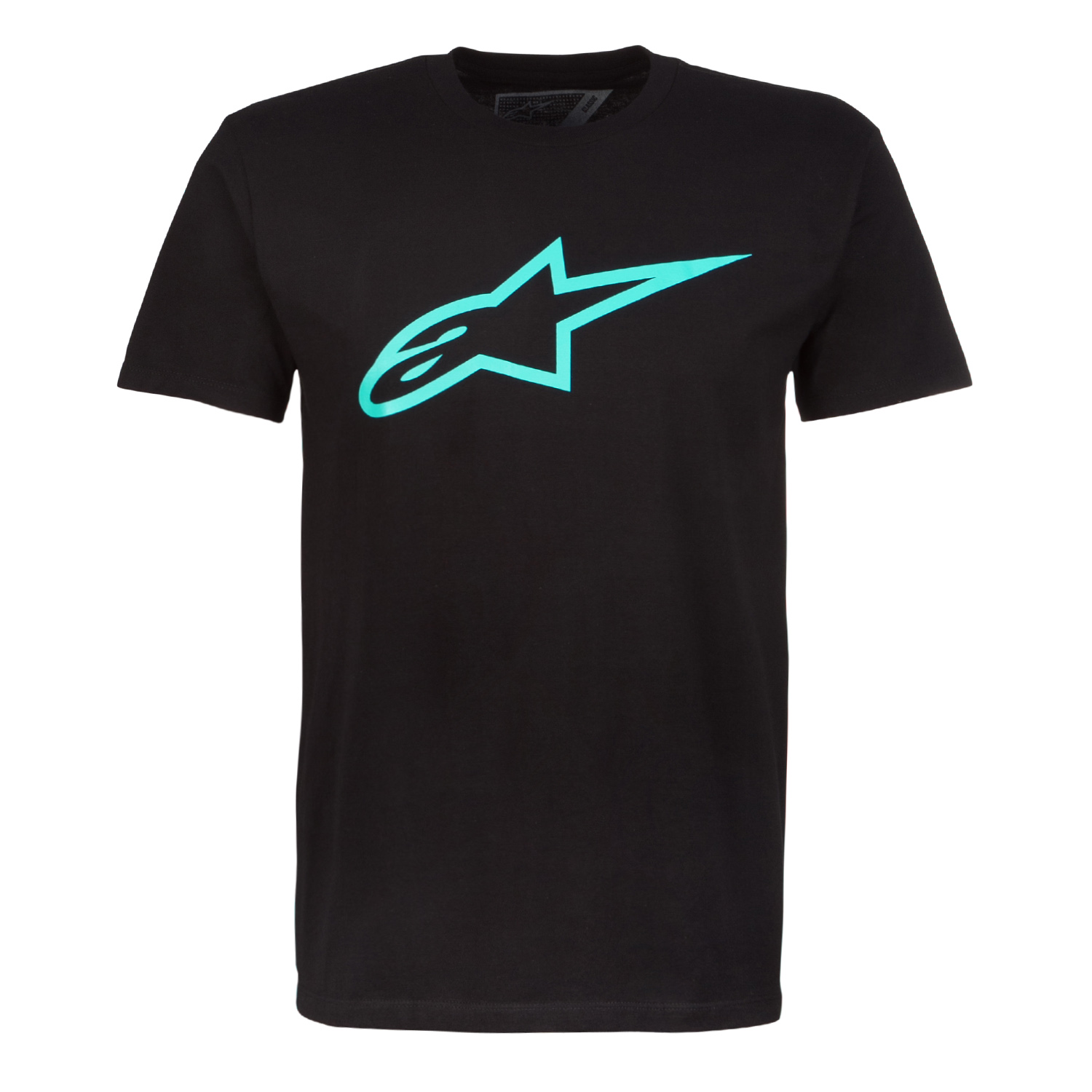 Alpinestars T-Shirt Ageless Black/Turquoise