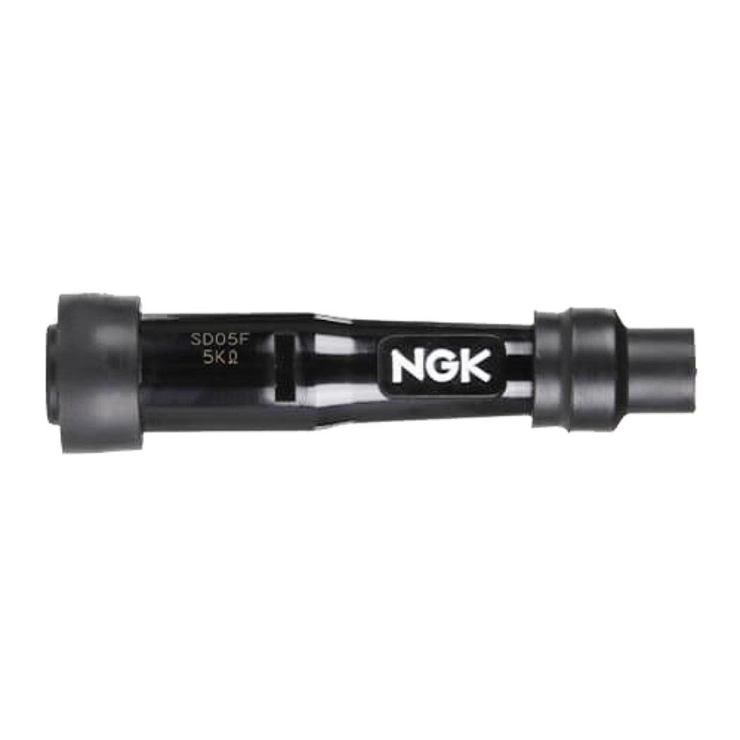 NGK Spark Plug Connector  SD05F, Straight, Black