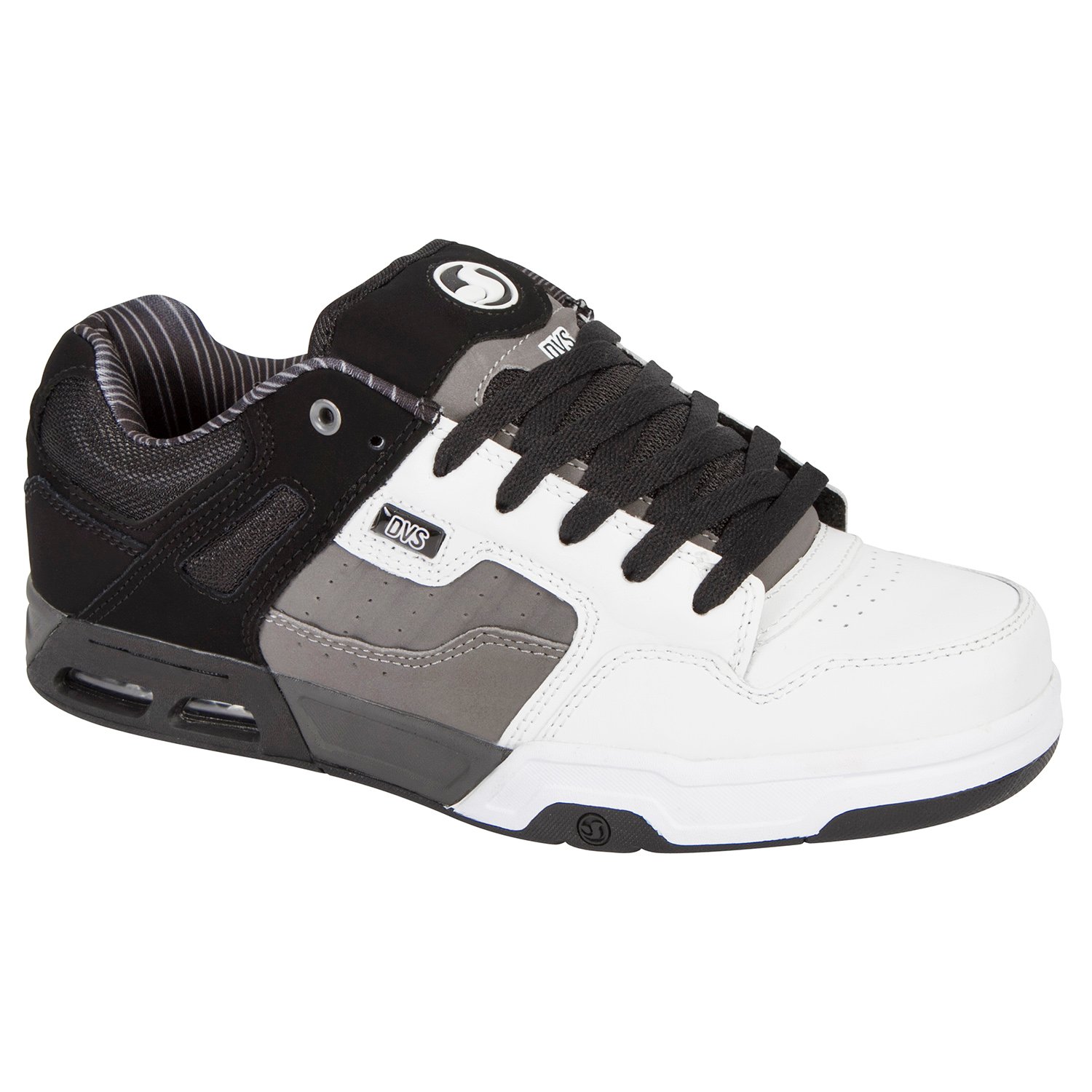 DVS Chaussures Enduro Heir Black/Charcoal/White/Leather Nubuck