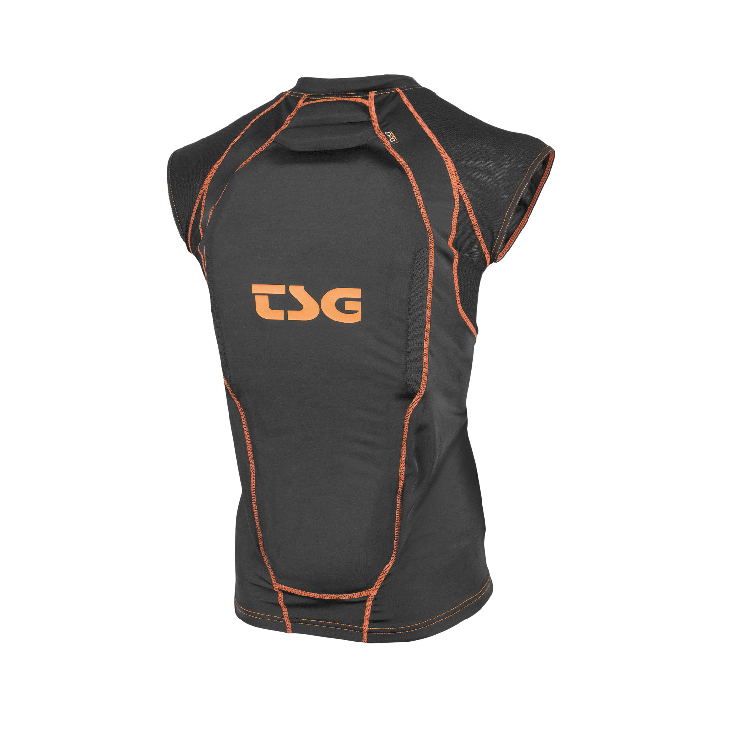 TSG Gilet de Protection sans Manches Backbone D3O Black/Orange