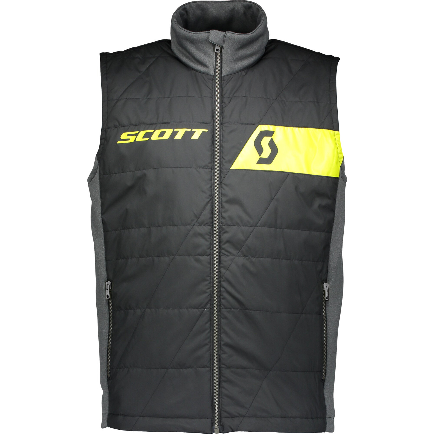 Scott Vest Factory Team Insulation Black/Sulphur Yellow