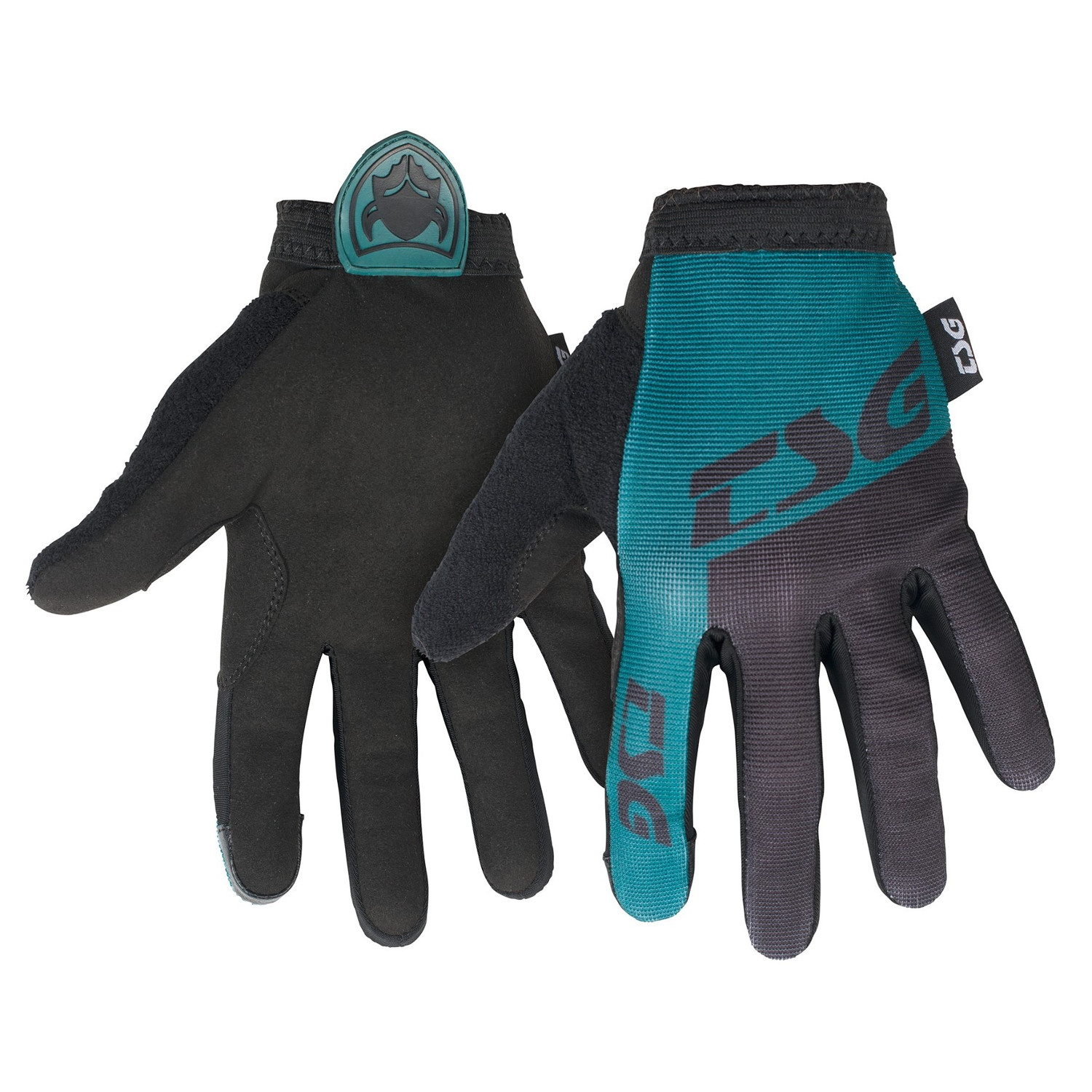 TSG Gloves Slim AK1 - Turquoise/Black