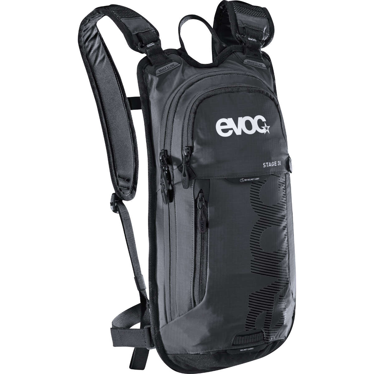 Evoc Backpack with Hydration System Compartment Stage Black, 3 Liter