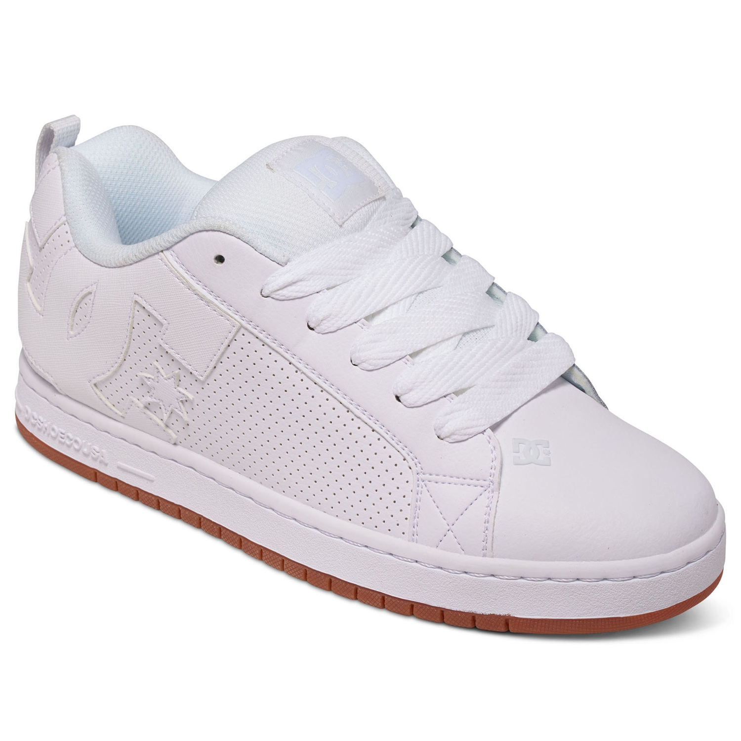DC Shoes Court Graffik White/White/Gum