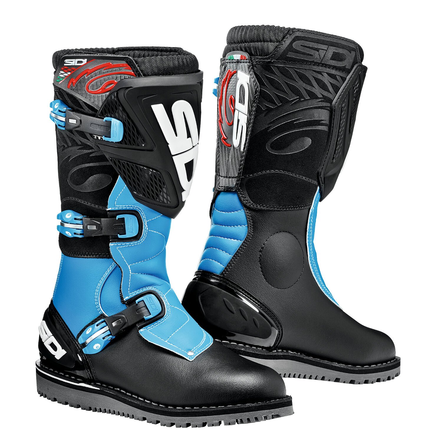 Sidi MX Boots Trial Zero.1 Black/Light Blue