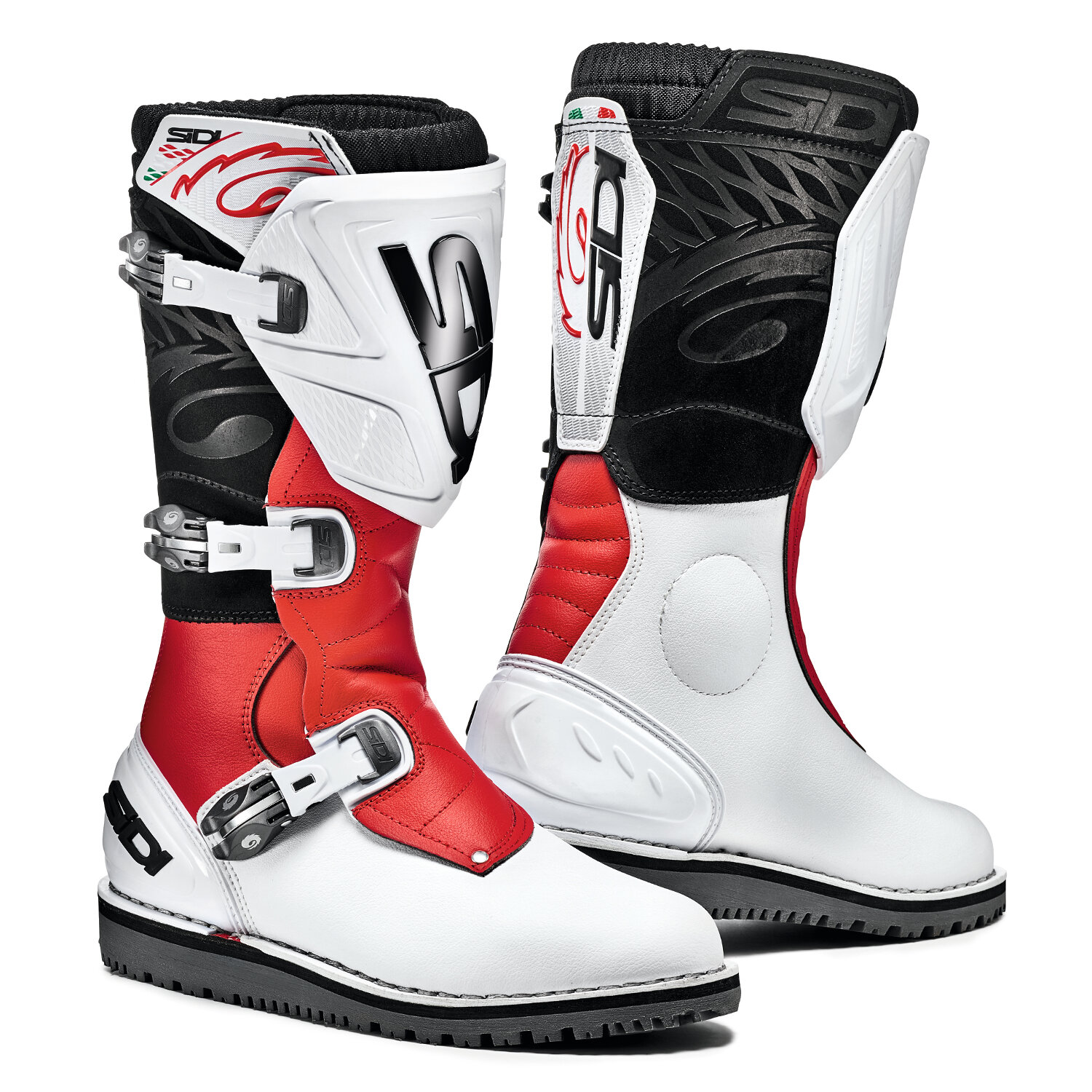 Sidi MX Boots Trial Zero.1 White/Red