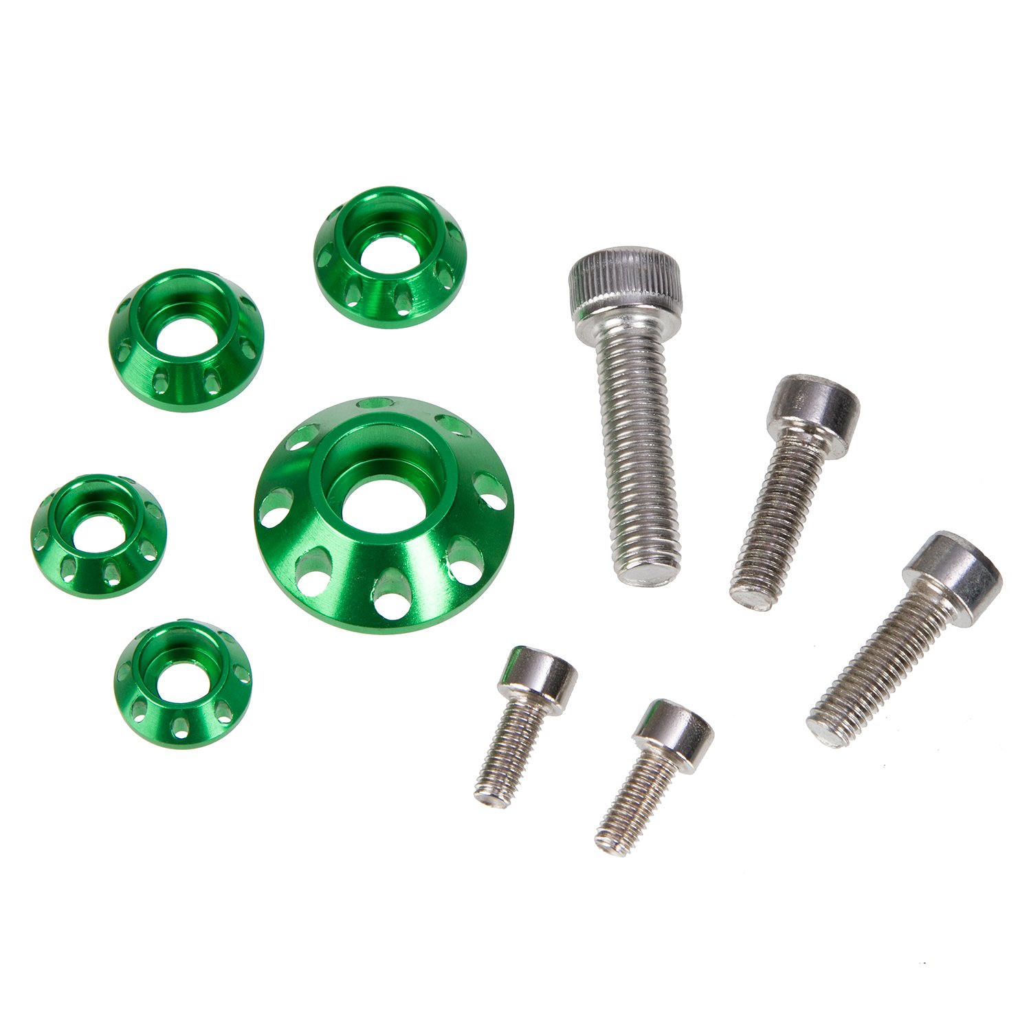 YCF Screws/Washers Set  for Plastic and Tank, Green