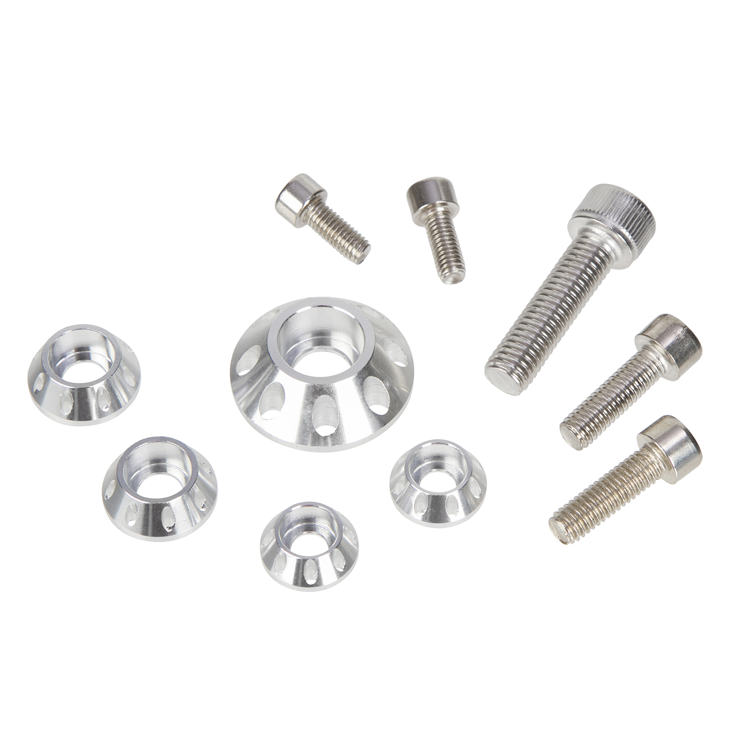 YCF Screws/Washers Set  for Plastic and Tank, Silver