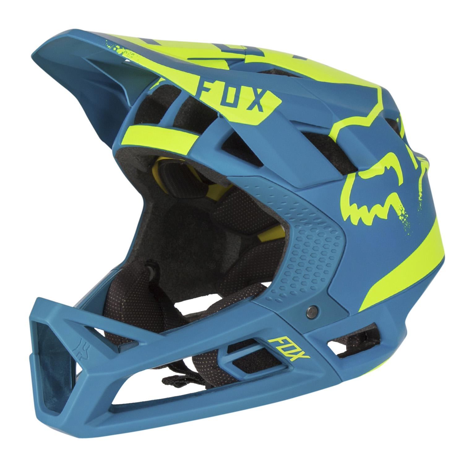Fox Enduro-MTB Helm Proframe Moth - Teal