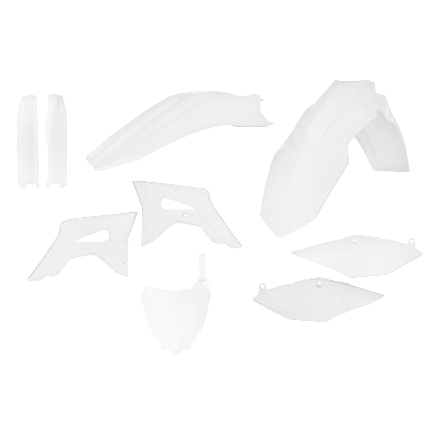 Acerbis Kit Plastique complet Full-Kit Honda CRF 250R 18-21, CRF 450R 17-20, Blanc