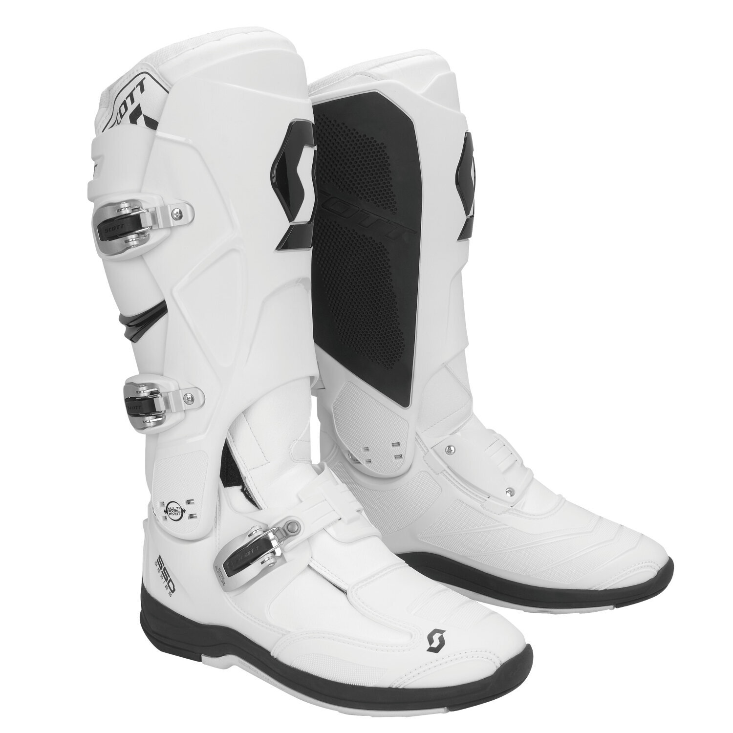 Scott Motocross Stiefel 550 Weiß/Weiß