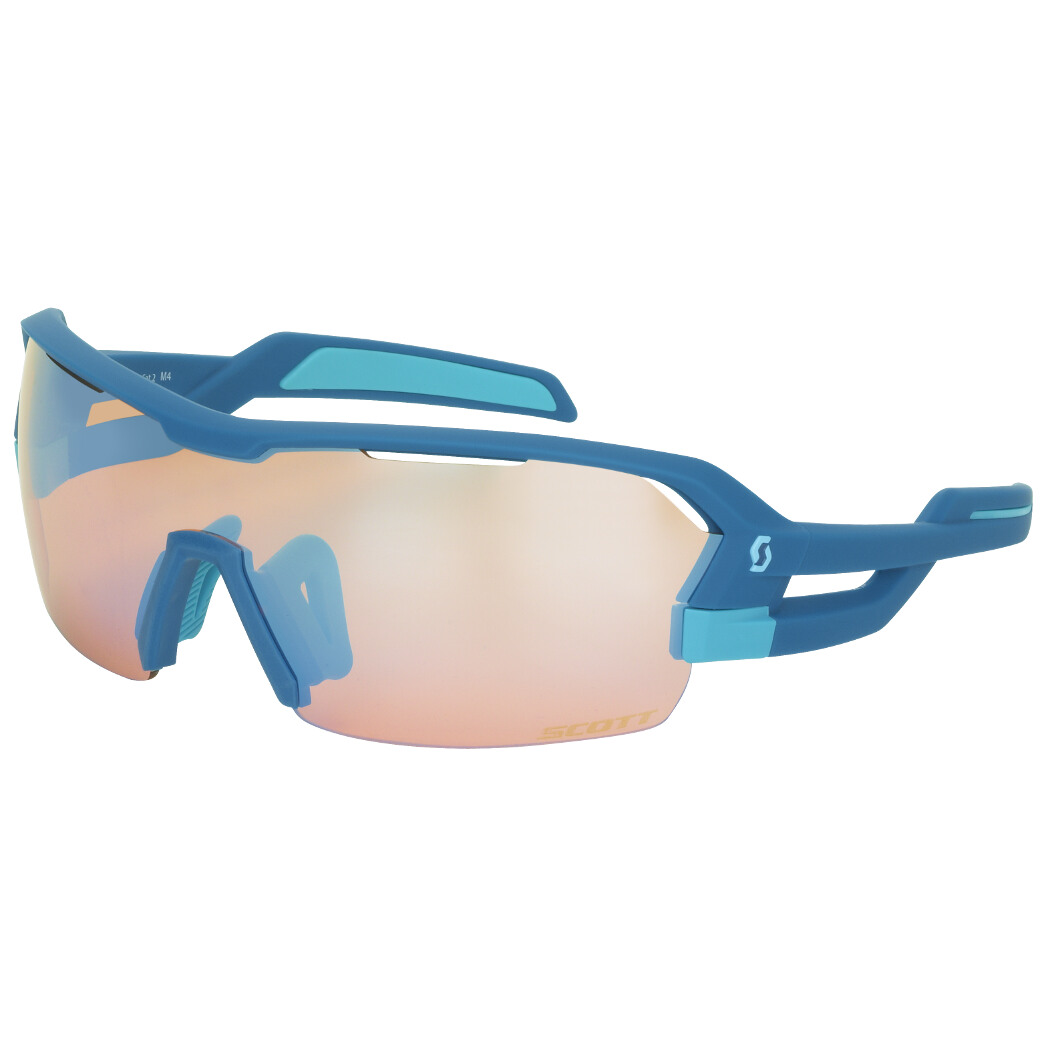 Scott Sport Glasses Spur Blue Matt/Blue Chrome Amplifier + Clear