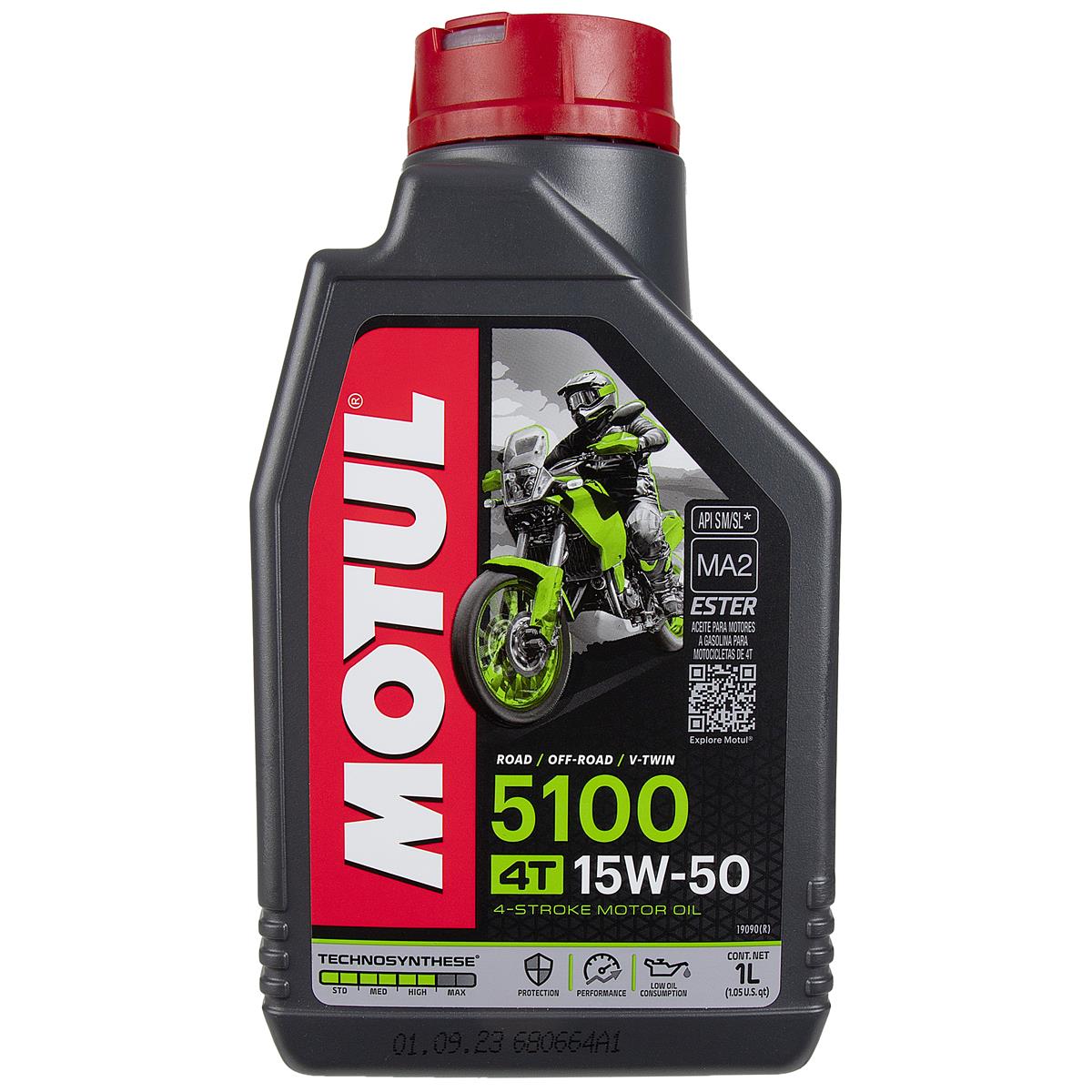 Motul Engine Oil 5100 4T 15W50, 1 Liter
